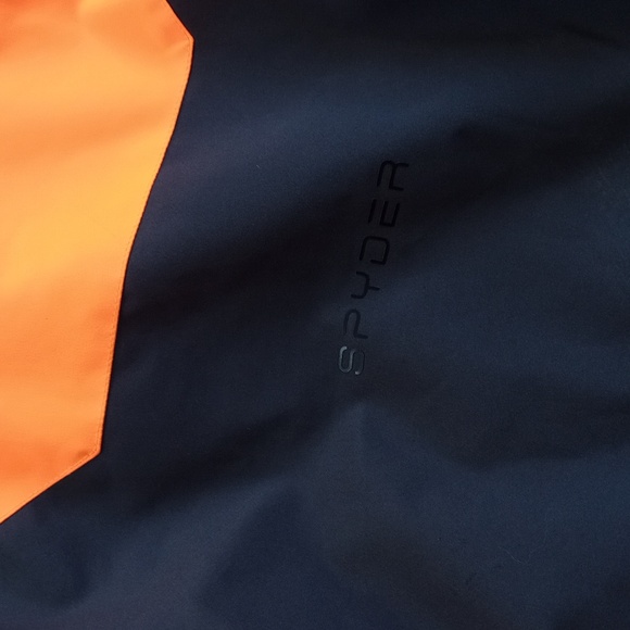 Kids SPYDER Neon Orange Winter Jacket Challenger Boys 2021 - Picture 8 of 11